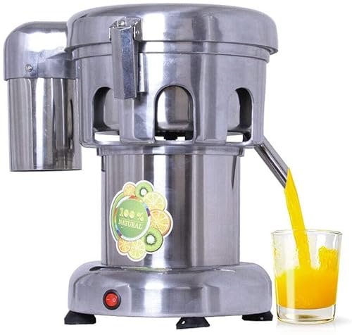 Commercial Heavy Duty Juicer Machine, 370W 110V with Stainless Steel Filter, 2800r/min, 80-100kg/hr Juice Amount