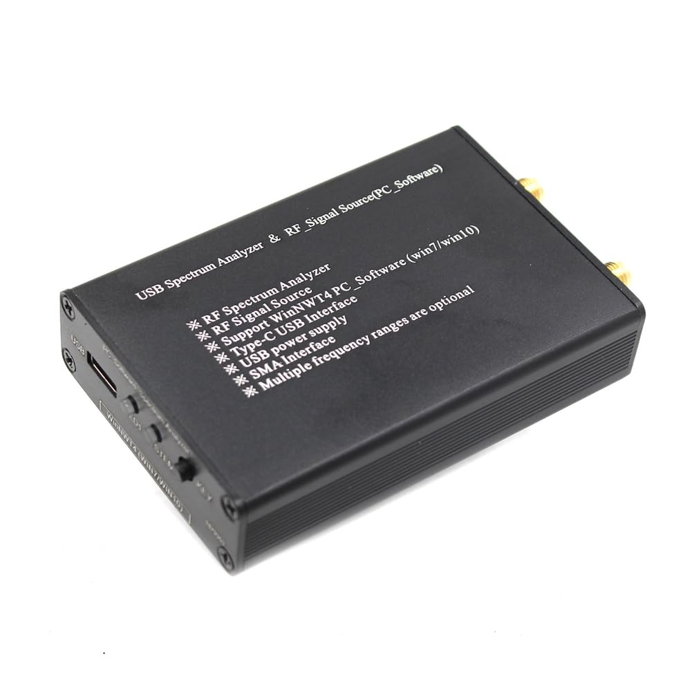 Spektrumanalysator, Handheld-Spektrumanalysator-Set, USB 35-4400M Signalquelle mit Tracking-Quellenmodul, RF-Frequenzanalysator-Tool-Unterstützung NWT4