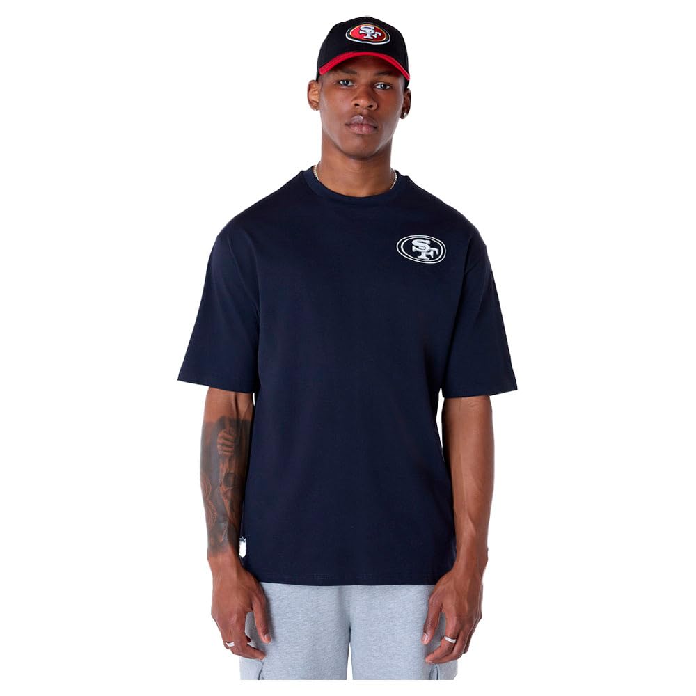 SAN FRANCISCO 49ERS New Era NFL Oversized T-Shirt Navy