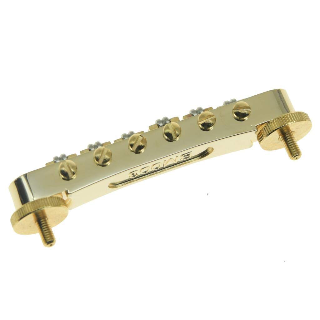 Amazon.com: KAISH Gold Guitar Roller Saddle Bridge Tune-O-Matic