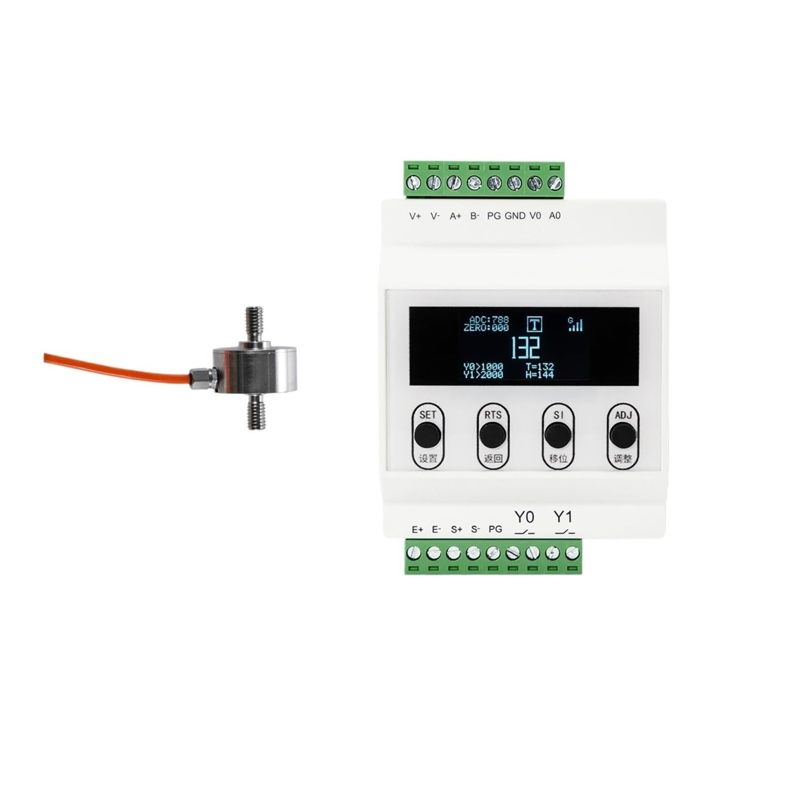 JJHQOKYNA Indicator Display+Load Cell Unit Sensor with(50KG)