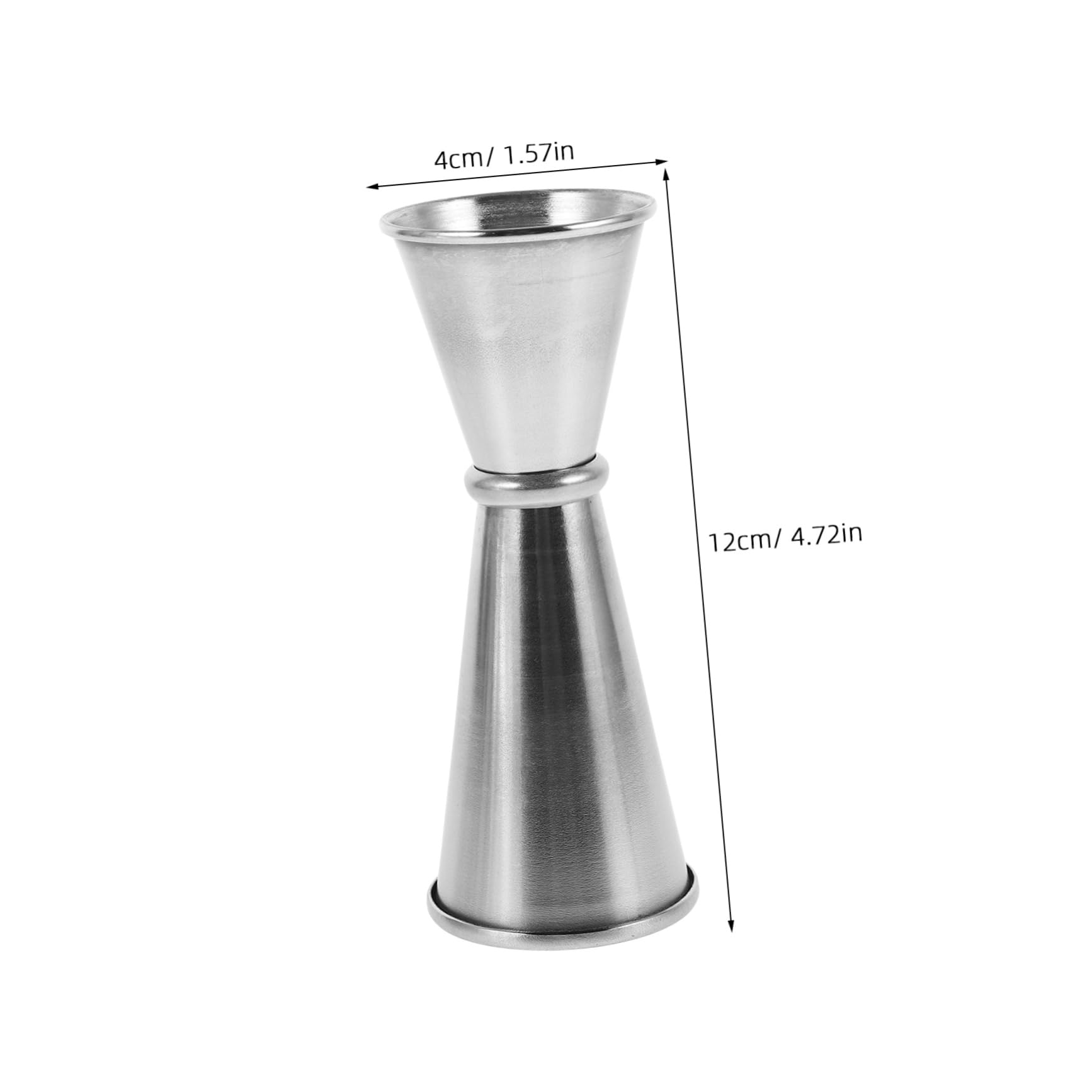 LAPYAPPE Bar Tool Stainless Steel Cocktail Jigger Shot Glass Measure Cup Kitchen Accessory