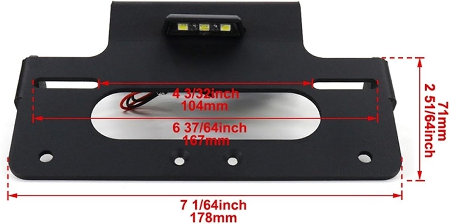オートバイライセンスナンバープレートフレームホルダー オートバイ のために Grom MSX 125 2021-2024 リアテール