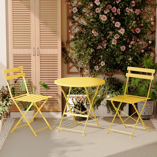 DEWINNER Set tavolo e sedie, pieghevole, set tavolo e sedie