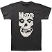 Impact Misfits Distressed Skull Men's Fitted Jersey T Shirt