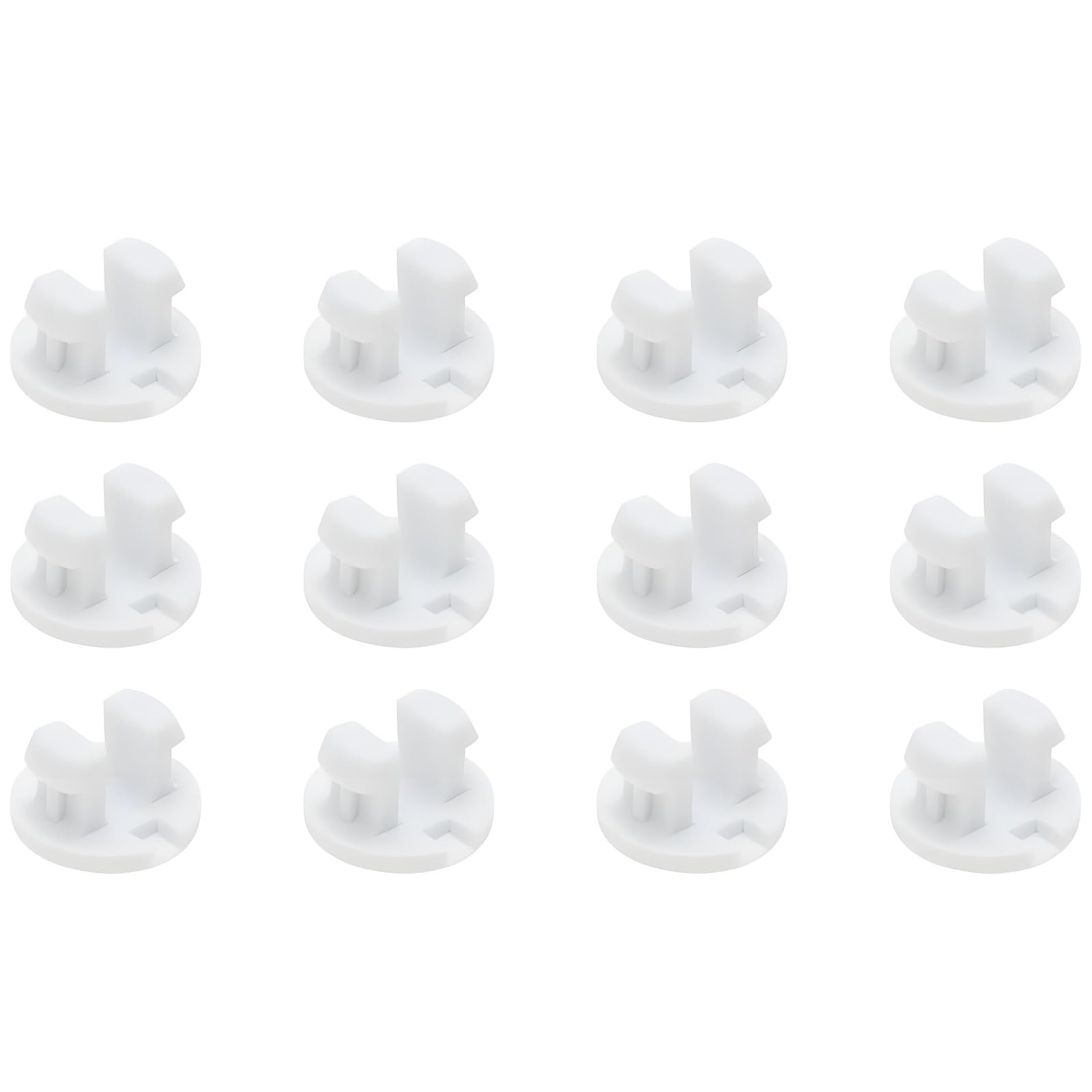 Rails Cord Cover Button White Tape Plug, Blind Bottom Rails Button Repair Parts for Horizontal Blind Window Blinds Bottom Plugs