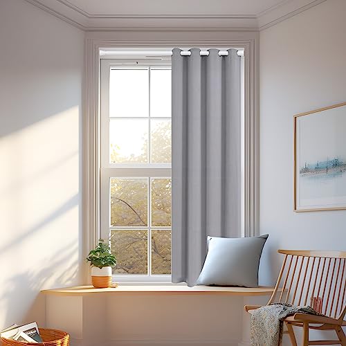 Image of Tension Rod for Windows 28 to 48 Inch,Spring Curtain Rods No Drilling 7 /8 inch Diameter White Tension Rods Adjustable Curtain Rods Expandable Pressure Spring Tension Rods for Closet, Doorway