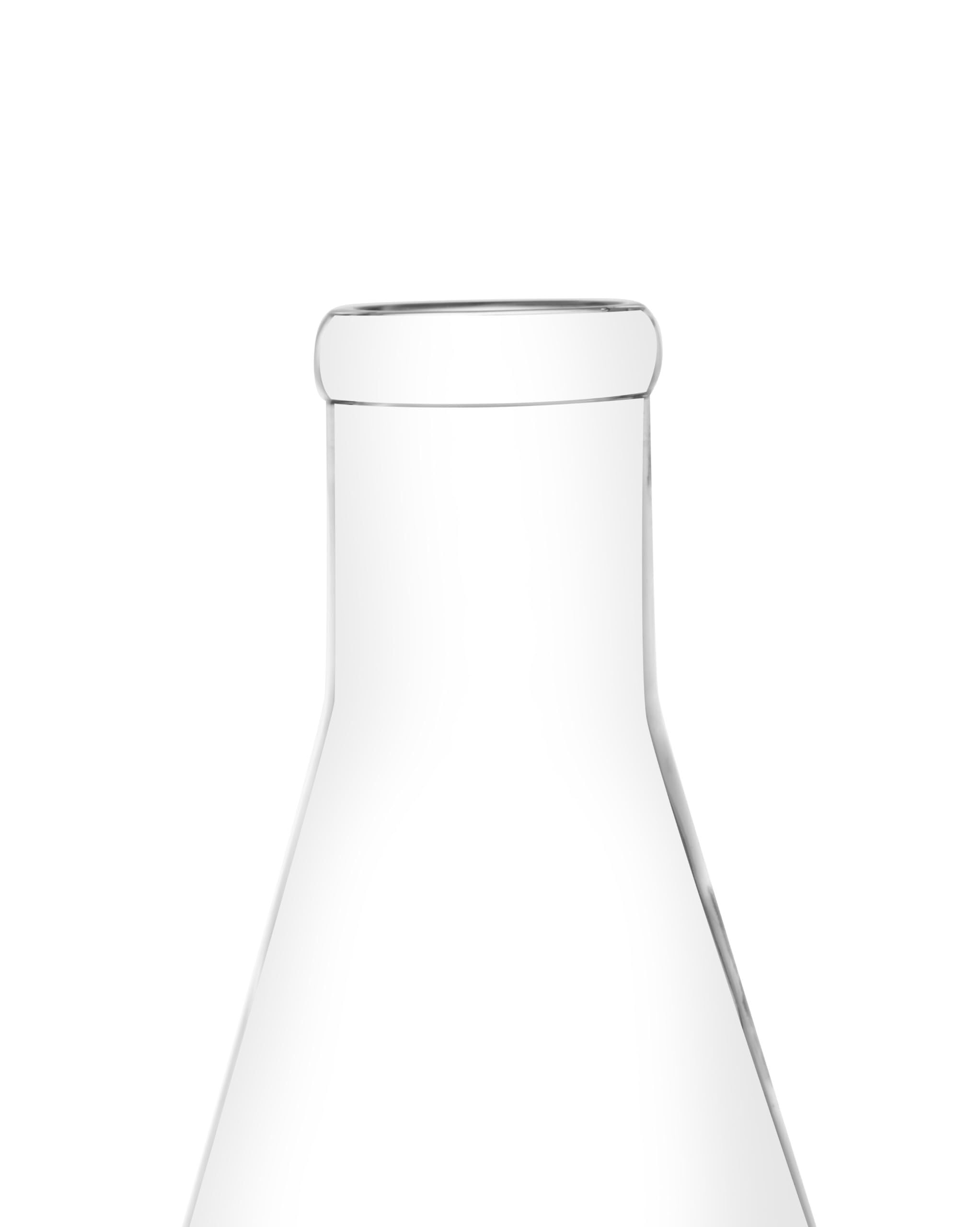 Szklane kolby stożkowe, Kolba szklana borokrzemianowa 3. z podziałką, stożkowa, 50ml-3000ml(2X100ml)