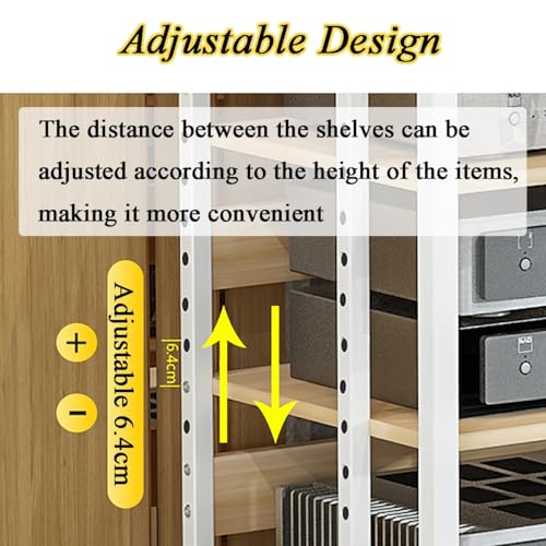 Equipo Hifi Soporte Soporte Multimedia For Oficina En Casa, Moderno Estante For Componentes De Audio Y Video, Resistente Estante De Audio For Consolas De Juegos, Gabinete Multimedia Abierto, Accesorio - imagen 3