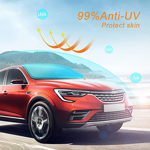 Image of Nano Ceramic Car Front Window Film 99% Anti UV Heat Insulation Sun Blocking Solar Window Tint for Car Windshield Rear Side Window, 40Inch X 10Feet Roll 80% VLT