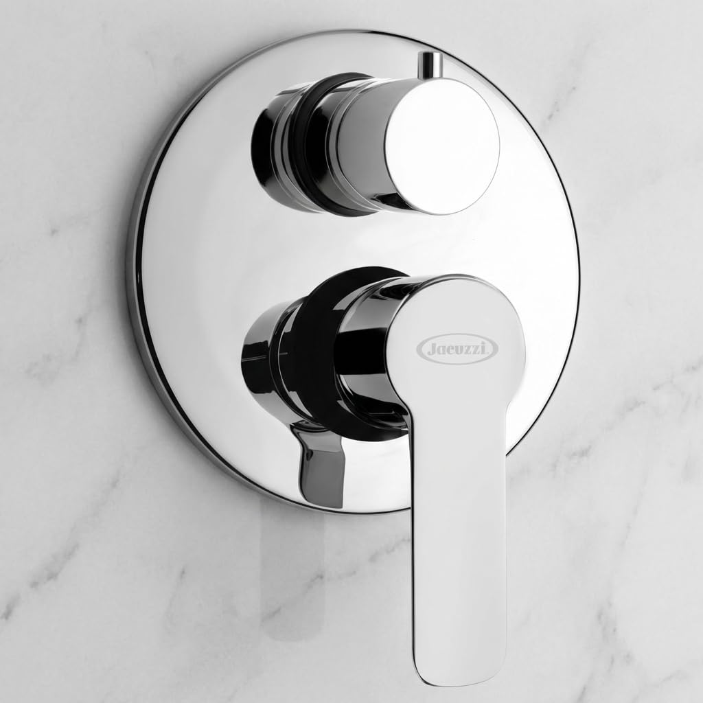 Miscelatore doccia incasso con deviatore monocomando cromato – Eolo | Jacuzzi