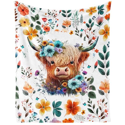 CaomeiWu Highland Cow Blanket, 40