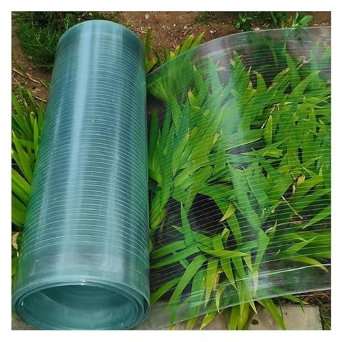 Feuille de toiture polycarbonate et acrylique transparent 0,6x12m pour serre