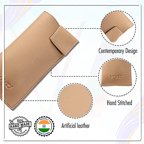 Image of VIVID Unisex Specs Valcro Eyewear Dabbi Artificial Leather Soft Case Cover