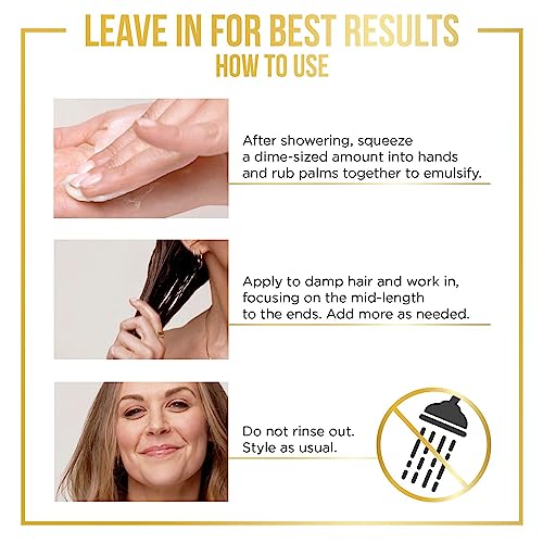 Pantene Keratin Hair Treatment, Protein Treatment, With Argan Oil, Repairs Split Ends, Protects Hair From Damage, For Dry Damaged Hair, Safe For Color Treated Hair, Formaldehyde Free, 8.4Oz #TOP3