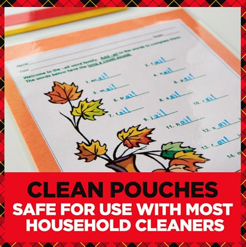Image of Scotch Thermal Pouches 5 mil, 8.9 in x 11.4 in (228 mm x 291 mm) (Pack of 400)