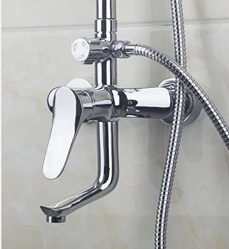 Mélangeur de douche anti-calcaire avec douchette manuelle - 2