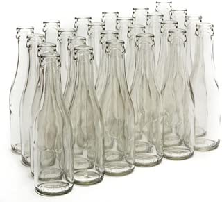 187 ML Clear Champagne Bottles Cork or Crown Finish (24/Case) - coolthings.us