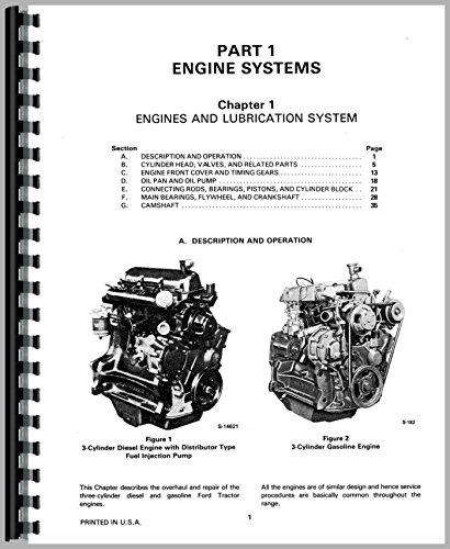 Ford 230A Industrial Tractor Service Manual      Unknown Binding
