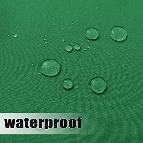 Image of Easy-Going Outdoor Curtains for Patio 1 Panel, 150x84 inch, Green | Waterproof, Windproof, Weatherproof Privacy Outdoor Curtains for Cabanas Porches and Pergolas, Grommet Top and Tab Bottom