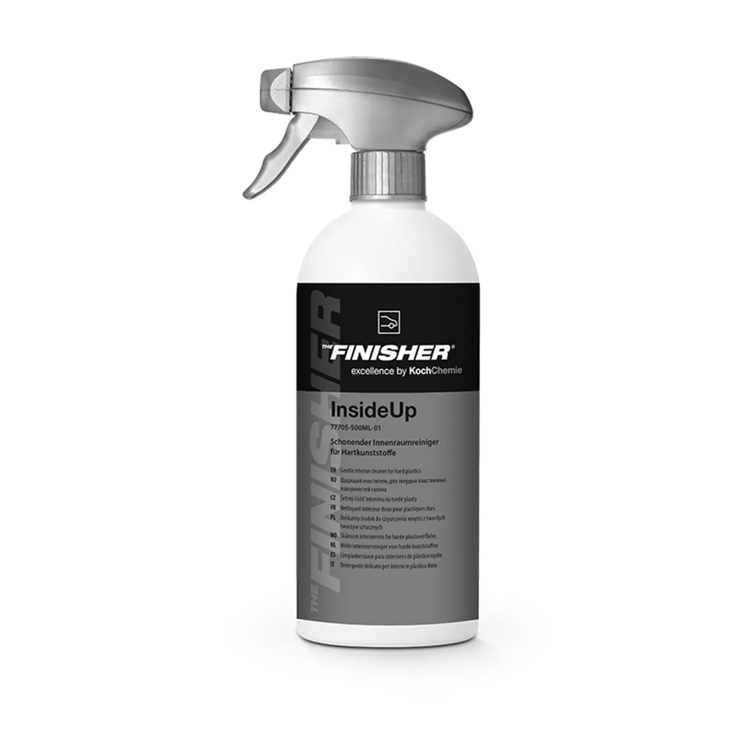 Koch Chemie - Set di accessori per interni dell'auto, per riparare la cura dell'abitacolo, fresh up, Speed Glass Cleaner, spazzola per interni, panno asciutto