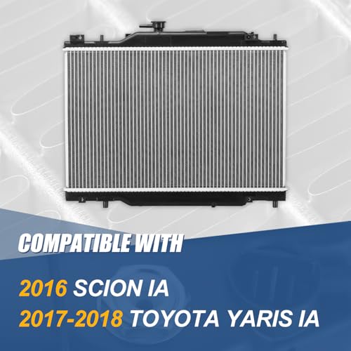 Image of Auto Dynasty 13579 Radiator for 2016-2018 Scion Toyota Yaris IA
