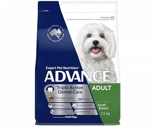 Advance Triple Action Dental Care Adult Small Breed Chicken & Rice Dry Dog Food, 2.5kg