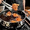 HexClad Hybrid Nonstick 7-Quart Sauté Pan with Tempered Glass Lid, Chicken Fryer, Stay-Cool Handles, Dishwasher-Friendly, Oven-Safe Up to 900°F, Induction Ready, Compatible with All Cooktops #1