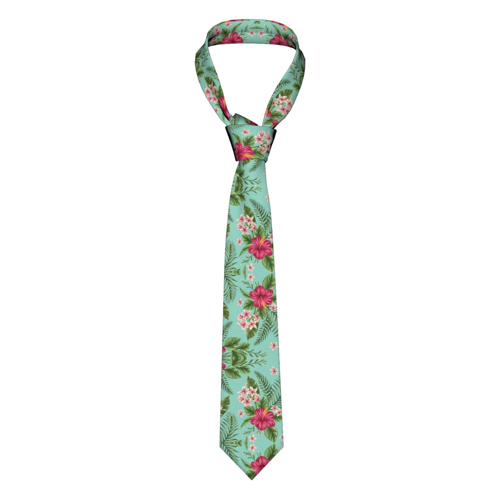 Diari Corbata hawaiana de flores tropicales para hombre, diseño formal de negocios, ideal para bodas, novios, padrinos de boda, regalos