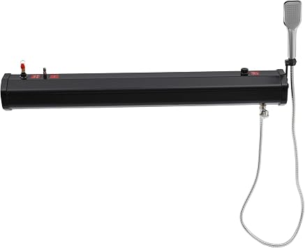 5.28 Gallon Portable Camping Shower,Roof Rack Mount Road Shower with 5.58 Long Water Pipe,Portable Vehicle Water Tank Mount Roof Rack Water Storage for Surfing,Beach Travel,Camping