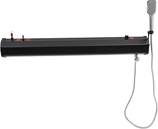5.28 Gallon Portable Camping Shower,Roof Rack Mount Road Shower with 5.58 Long Water Pipe,Portable Vehicle Water Tank Mount Roof Rack Water Storage for Surfing, Beach Travel,Camping,Off-Road