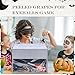Colingmill Halloween What's in the Box Game Set Include Nonwoven Box Fake Bugs Fake Poo Peel Grapes for Eyeballs Game Make Halloween Feelie Boxes Halloween Party Favors for Indoors Outdoors Party Game