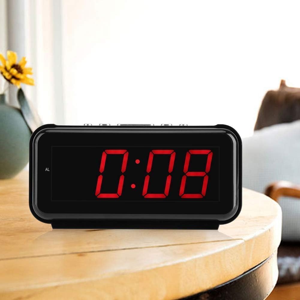 Haofy LED Sveglia Digitale con Display 1.8 Pollici a Luminosit¨¤ Moderata, Suonerie Musicali Personalizzabili, Ideale per Casa, Ufficio, Comodino, Camera da Letto