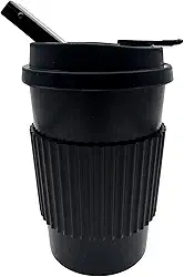 Conjunto De Narguilé Portátil, Acessórios Para Narguilé, Tampa De Silicone, Shisha Portátil Para Viagem, Mini Caneca Com Design De Xícara De Café (Preto)