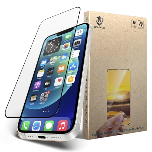 Image of IQShield Screen Protector Tempered Glass Guard for iPhone 12 Mini - 9H Hardness, HD Clear, Case Friendly [1 Pack]