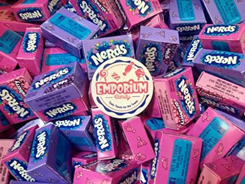 Nerds Candy - Wonka Nerds Mini Boxes Grape/Strawberry 1.5 lbs Fresh Assorted Bulk Candy