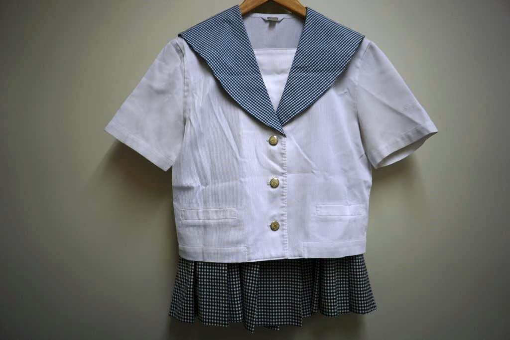 Amazon.co.jp: 岡山 就実高校女子制服モリハナエ学生服コスプレ衣装 