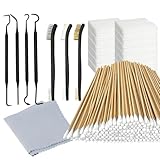 Gun Cleaning Kit - 5-in-1 Professional Supplies for Rifle & Pistol | Includes Patches, Brushes, Tips, Swabs & Cloth | Universal Fit for Most Calibers | Gun Cleaning Supplies & Accessories