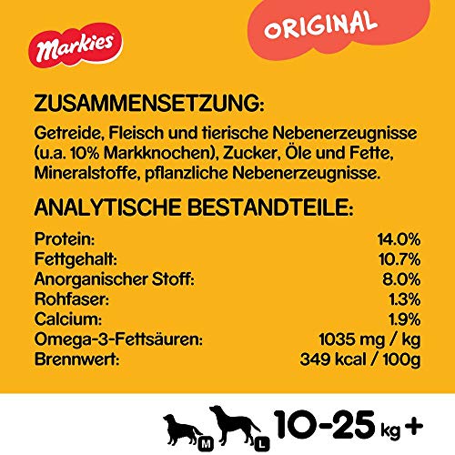 Pedigree Hundesnacks Markies mit Markknochengeschmack, 5 Packungen (5 x 1,5 kg)