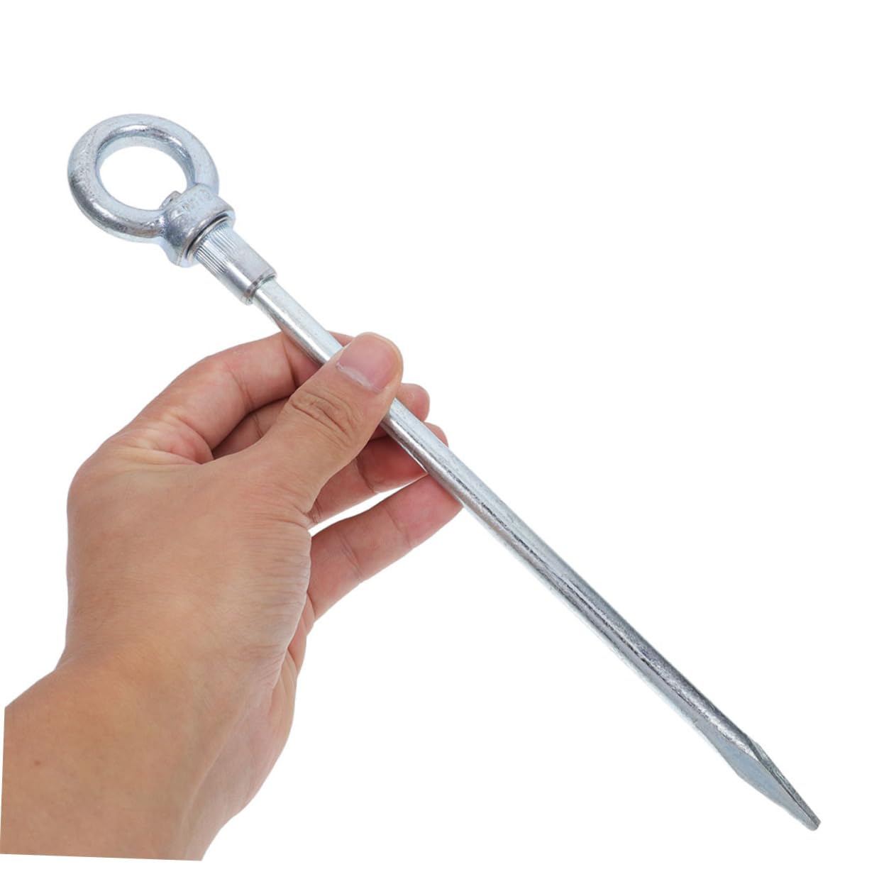 VICASKY 4 piquetas para tienda de campaña: piquetas para tienda de campaña, clavos de metal robustos para tiendas de campaña y lonas, resistentes al viento para un anclaje seguro, ideal para el