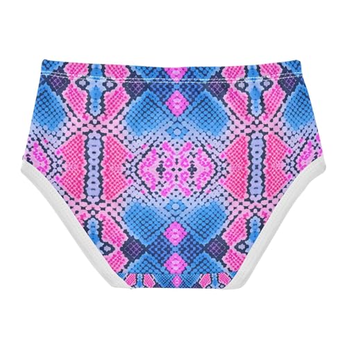 Blue Pink Snake Skin Texture Toddler Girls's Underwear 2T 202c11552