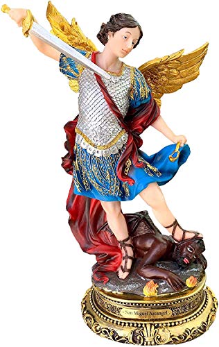 Estatua de 12 pulgadas de San Miguel Arcángel