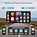 6-Inch Motorcycle Smart Display – Wireless CarPlay & Android Auto | Bluetooth Voice Control | IP67 Waterproof | HD Touchscreen | Easy Install | Fits Most Bikes | OTA Updates