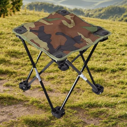Tabouret pliant de camping antidérapant et chaise escamotable extérieure