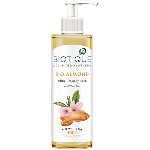Biotique Almond Body Wash - Nourishing 200mL