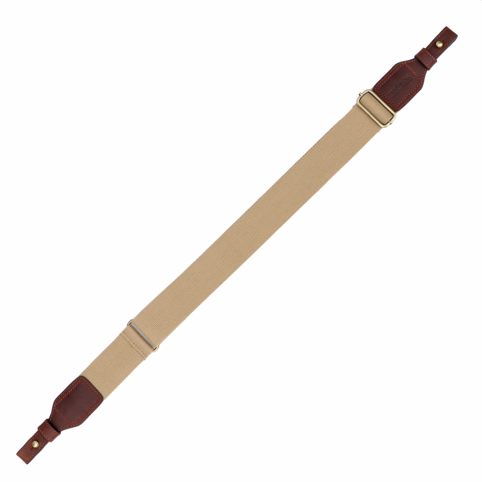 Tourbon 2 Baumwolle und braun Leder Gun Sling Gewehr Tragegurt
