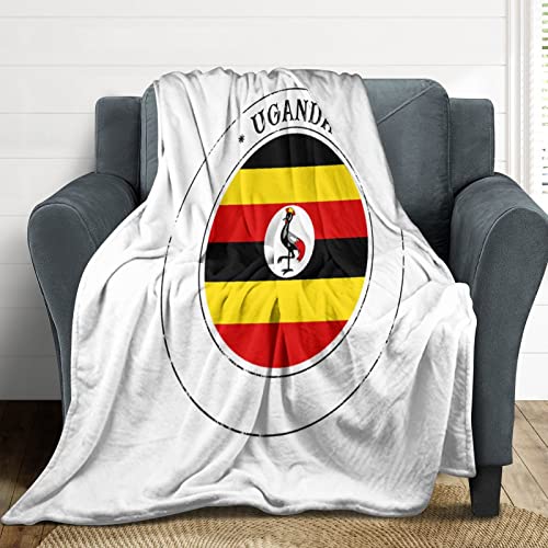 Couverture Uganda plaid drapeau ougandais, idée cadeau idéale
