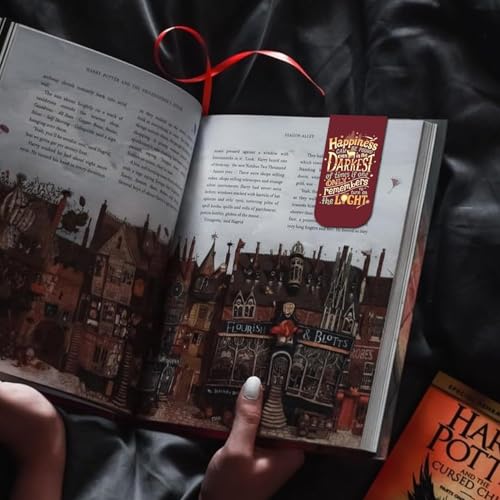 Image of Harry Potter Themed Magnetic Bookmarks | Bookmarks for Book Readers | Gifts for Book Lovers | Gift for Readers (Set of 6) (Harry Potter Quotes)