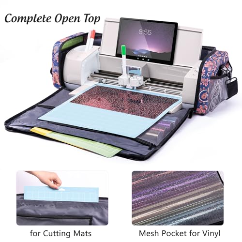 Image of IMAGINING Carrying Case Bag for Circut Maker 4, Maker 3, Explore 4, Explore 3, Explore Air 2, Large Opening Storage for Circut Accessories and Suppliers