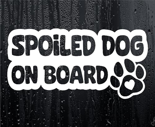 Decalarama - Adhesivo para coche, furgoneta, ventana, parachoques, ideal para dueños de perros